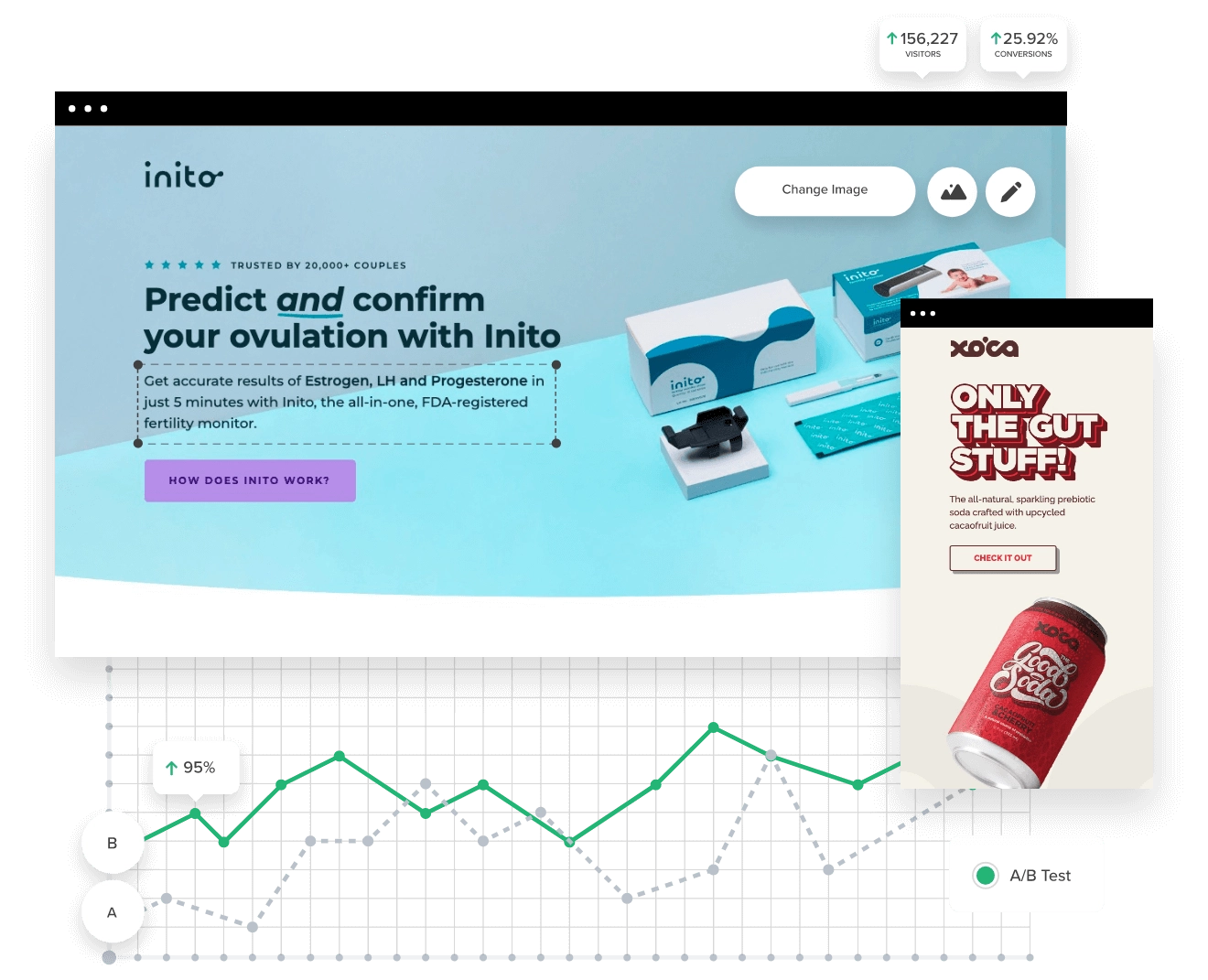 Conversion-focused landing page designs